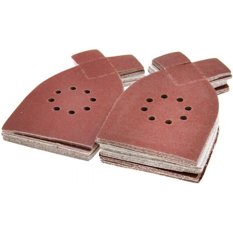 foto del prodotto confezione da 50 fogli di carta vetrata per levigatrice black decker ka220g ka230 mouse grana 40,60,80,100,120,
