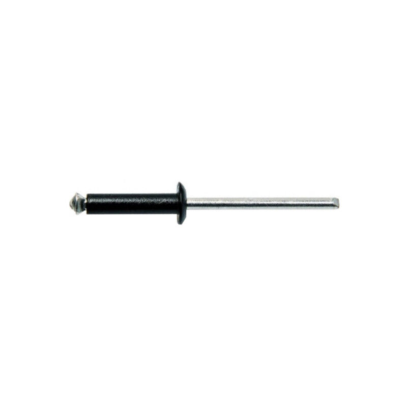 foto del prodotto confezione da 50 rivetti a strappo degometal standard gostar trs neri 4 x 16 mm