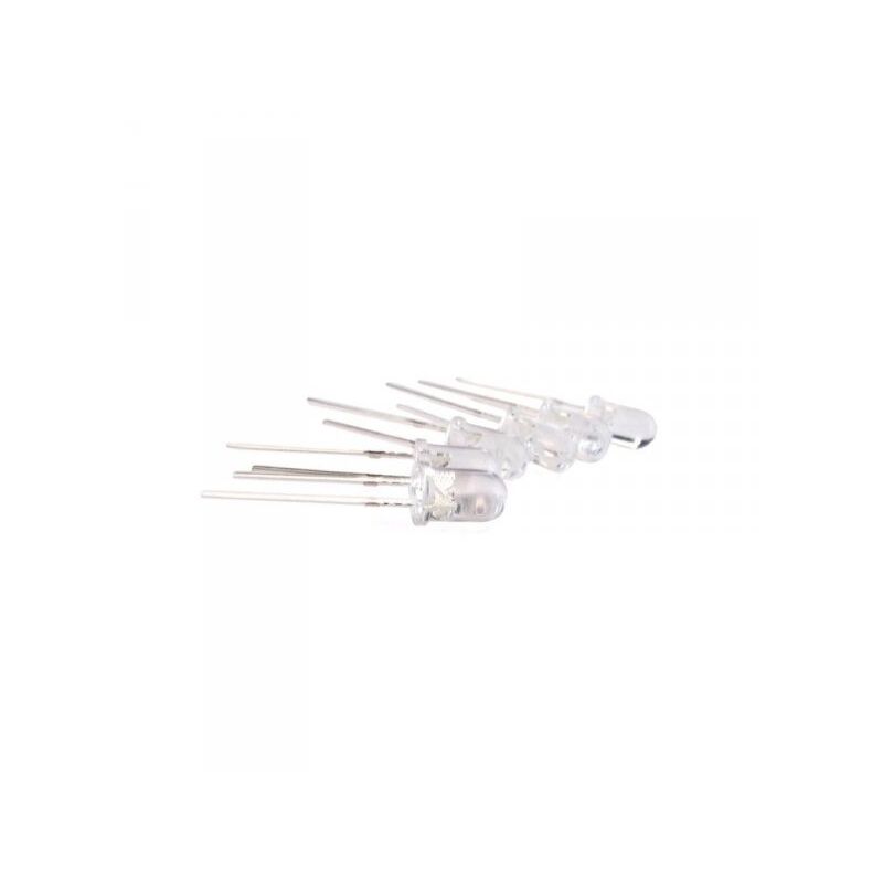 foto del prodotto confezione da 500 pz led f5 diametro 5mm colore verde green 500-535nm 3,0-3,2v gambe corte