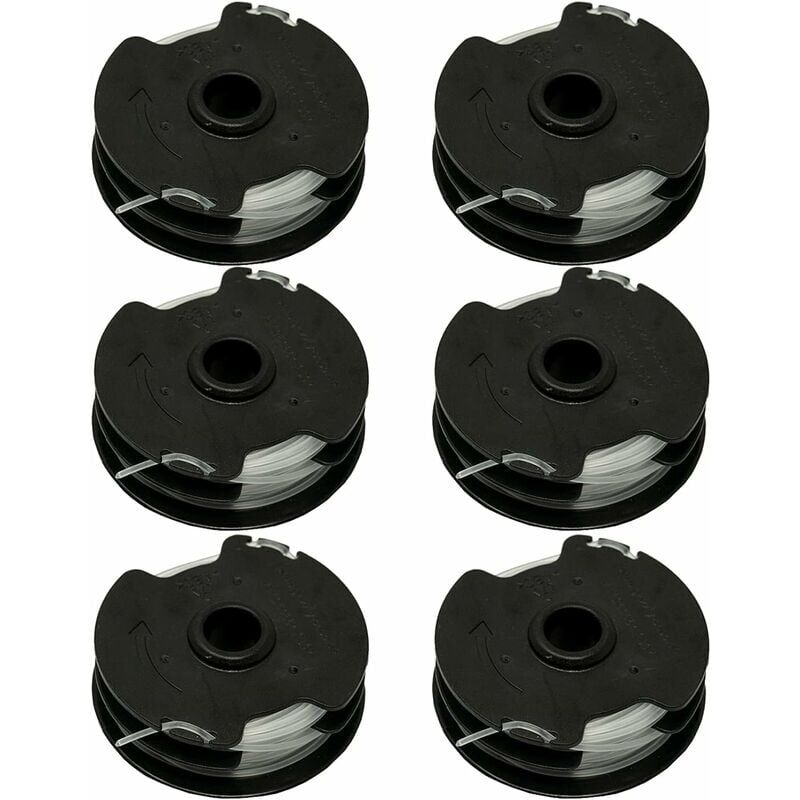foto del prodotto confezione da 6 bobine di ricambio per decespugliatore a batteria parkside prta 20 li c3 ian351753