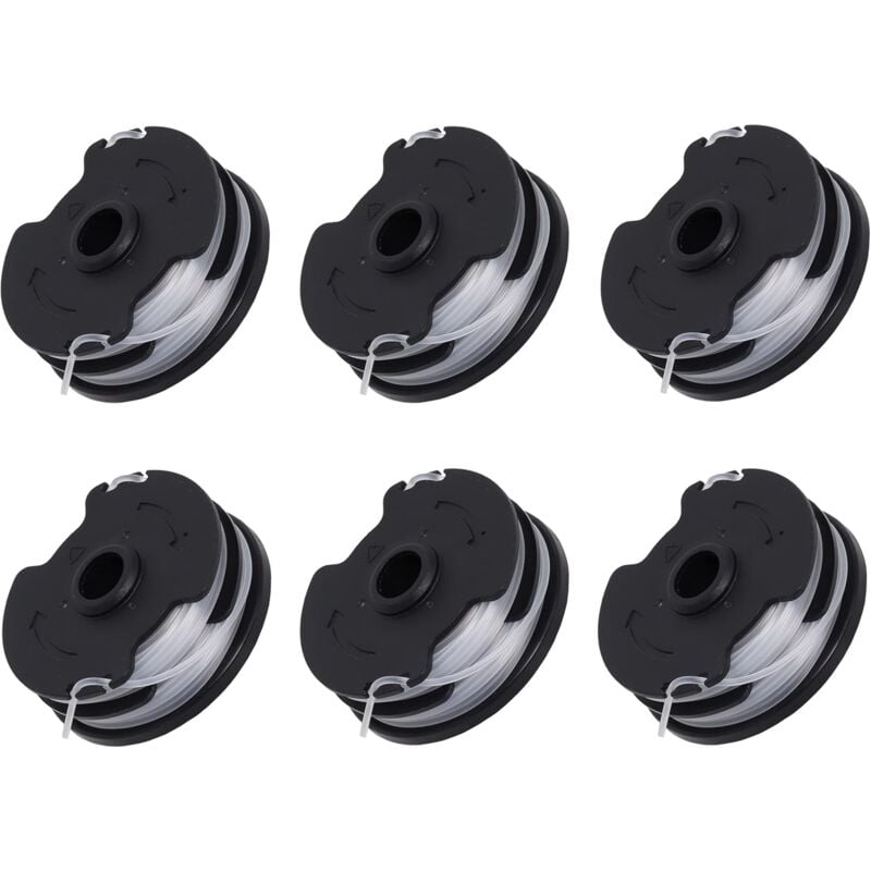 foto del prodotto confezione da 6 bobine di ricambio per tagliabordi a batteria parkside prta 20 li c3 ian351753