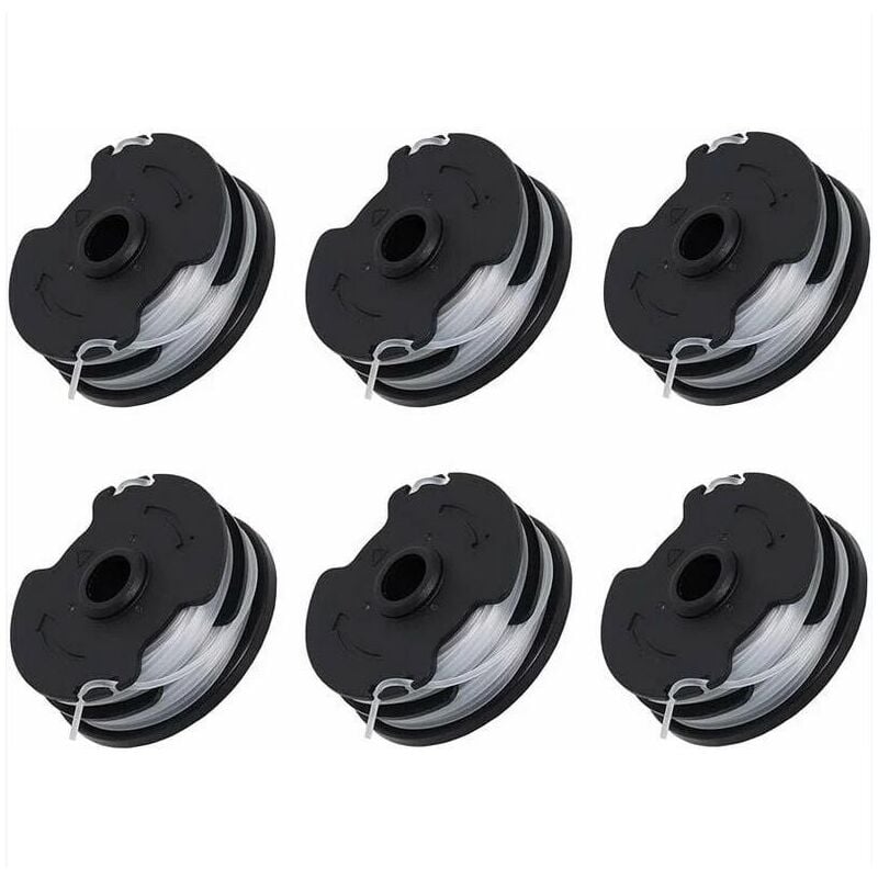 foto del prodotto confezione da 6 bobine di ricambio per tagliabordi a batteria parkside prta 20 li c3 ian351753