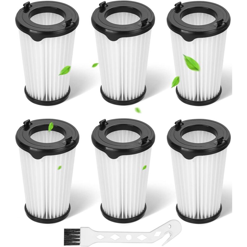 foto del prodotto confezione da 6 filtri per aspirapolvere ergorapido aeg cx7 cx7 2 aef150 filtro di ricambio, accessori filtro hepa di ricambio per aeg cx7 cx7 2