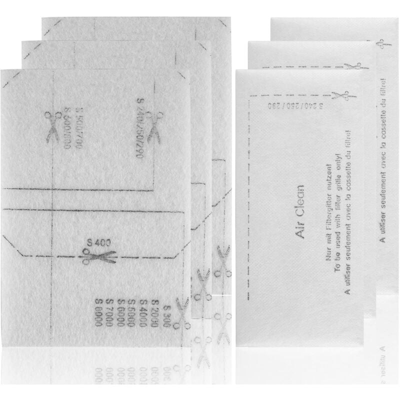 foto del prodotto confezione da 6 filtri per aspirapolvere miele filtro di scarico microfiltri sf sac20 30 con filtro motore 6713110 filtro aria filtro antipolvere air
