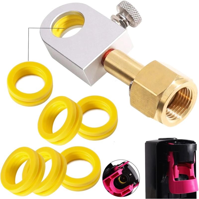 foto del prodotto confezione da 6 guarnizioni di ricambio, compatibili con duo quick connect qc, art, terra, guarnizione per la sostituzione degli adattatori