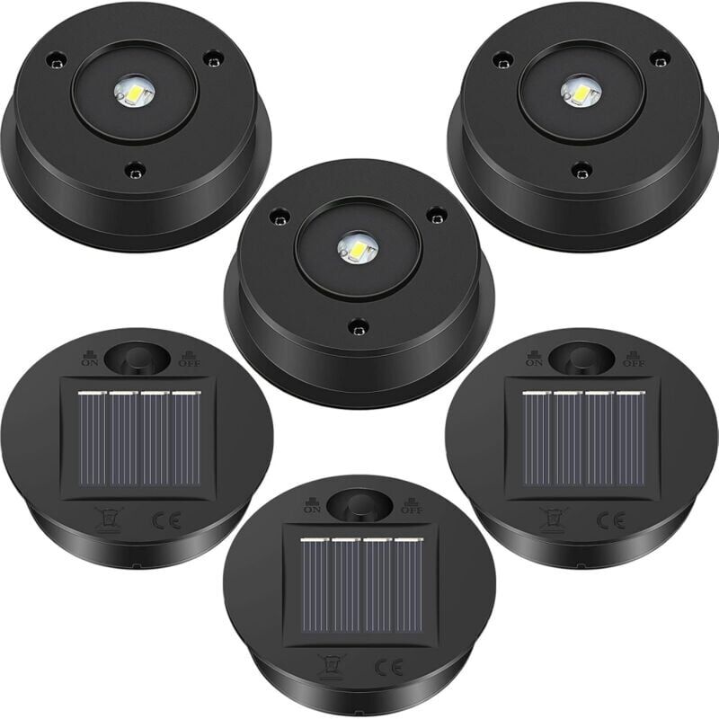 foto del prodotto confezione da 6 pezzi di ricambio per lampade solari, parti per lanterne solari, pannello solare a led, luce ombra per esterni ymyny