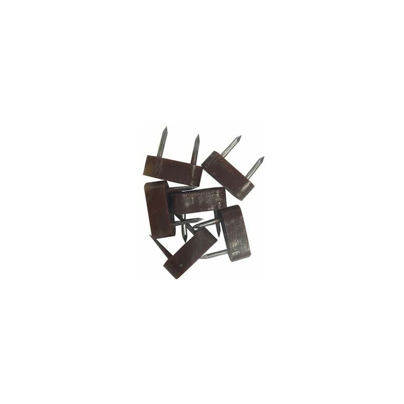 foto del prodotto confezione da 6 unit . arresto per mobile 2 punti 7x18 mm marrone edm
