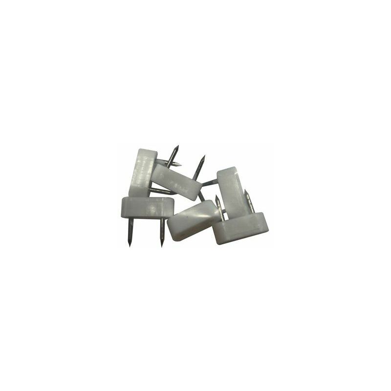 foto del prodotto confezione da 6 unit . arresto per mobile 2 punti 7x18mm edm bianco