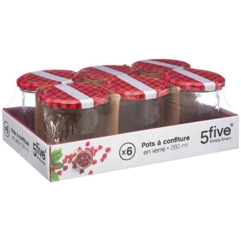 foto del prodotto confezione da 6 vasetti di marmellata 5five