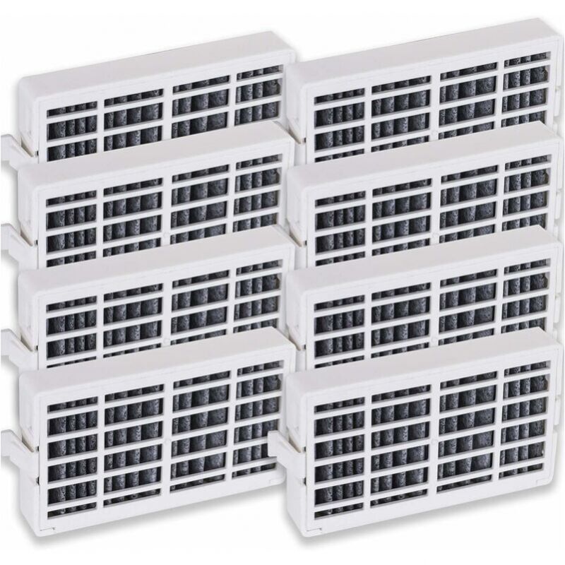 foto del prodotto confezione da 8 filtri deodoranti per frigorifero whirlpool whirlpool w10311524 raf1180, filtro a carbone attivo adatto a whirlpool w10311524 raf1180