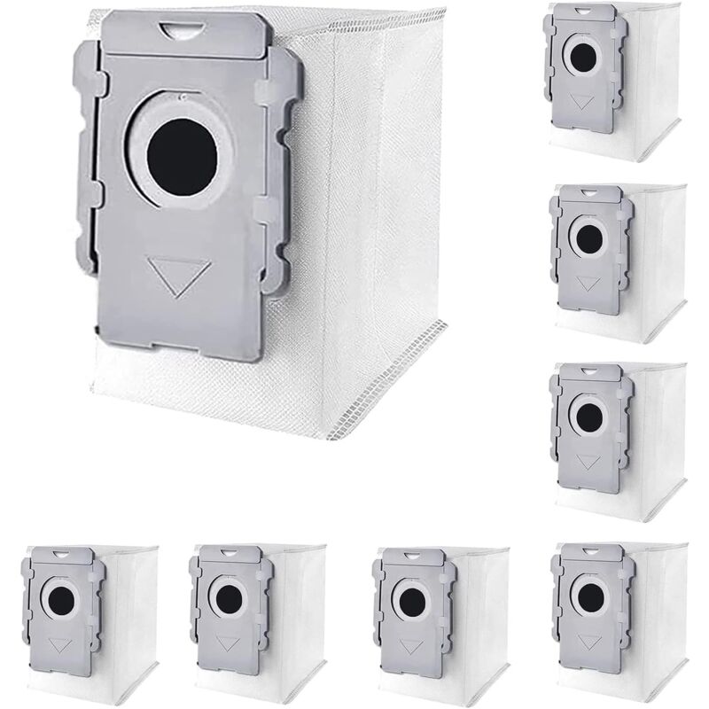 foto del prodotto confezione da 8 sacchetti di ricambio per aspirapolvere con base e smaltimento automatico dello sporco confezione da 8 sollbry