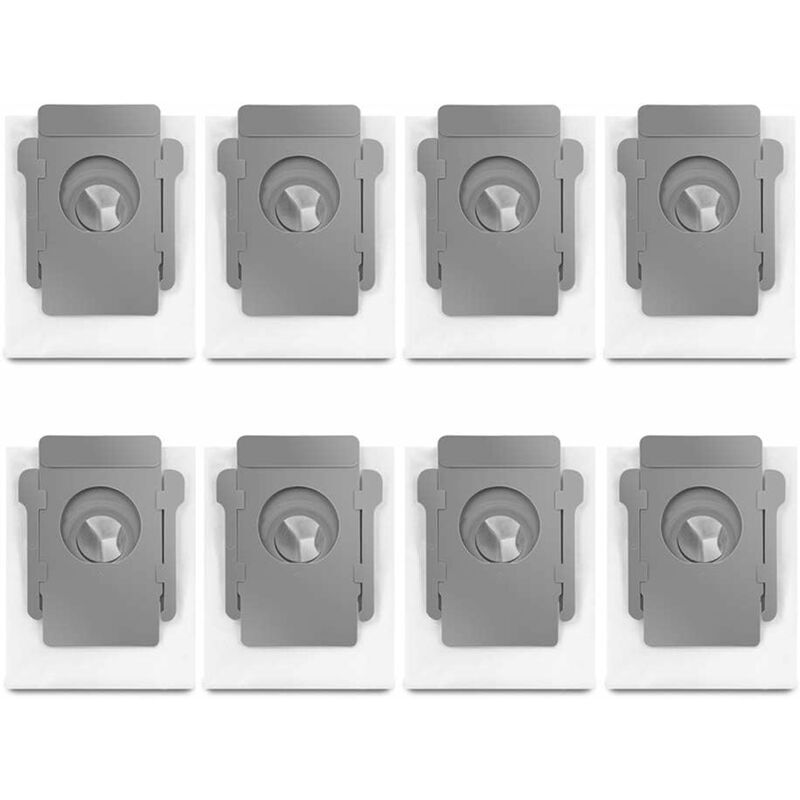 immagine 0 del prodotto confezione da 8 sacchetti monouso per la polvere di ricambio per irobot roomba i7 i7 i7 plus e5 e6 e7 s9 s9 robot aspirapolvere base autopulente,