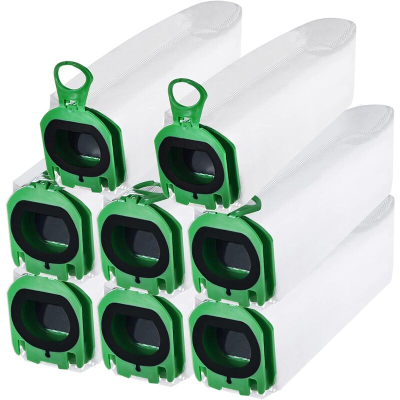 foto del prodotto confezione da 8 sacchetti per aspirapolvere per vorwerk kobold vb100 premium filter bags parti di ricambio accessori per sacchetti sacchetti per