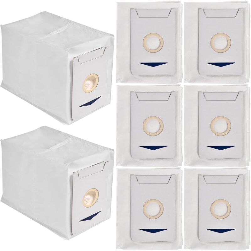 foto del prodotto confezione da 8 sacchetti per aspirapolvere robot ecovacs deebot t30 t30 pro t30 max - accessori di ricambio per ecovacs t30