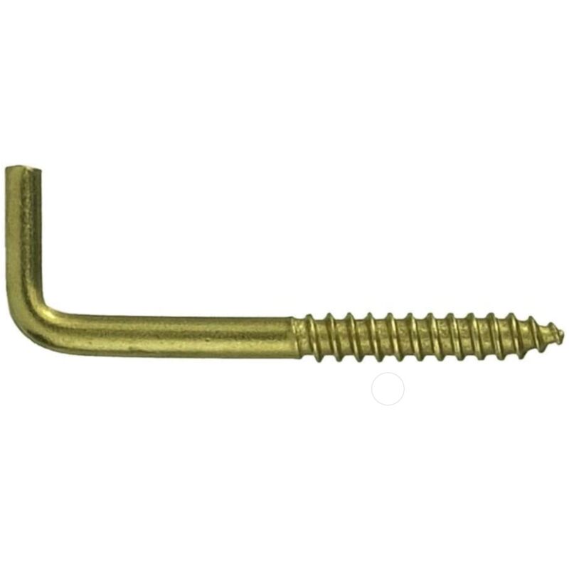 foto del prodotto confezione da 9 pezzi cancani filettati per legno 2,3x25mm in ottone
