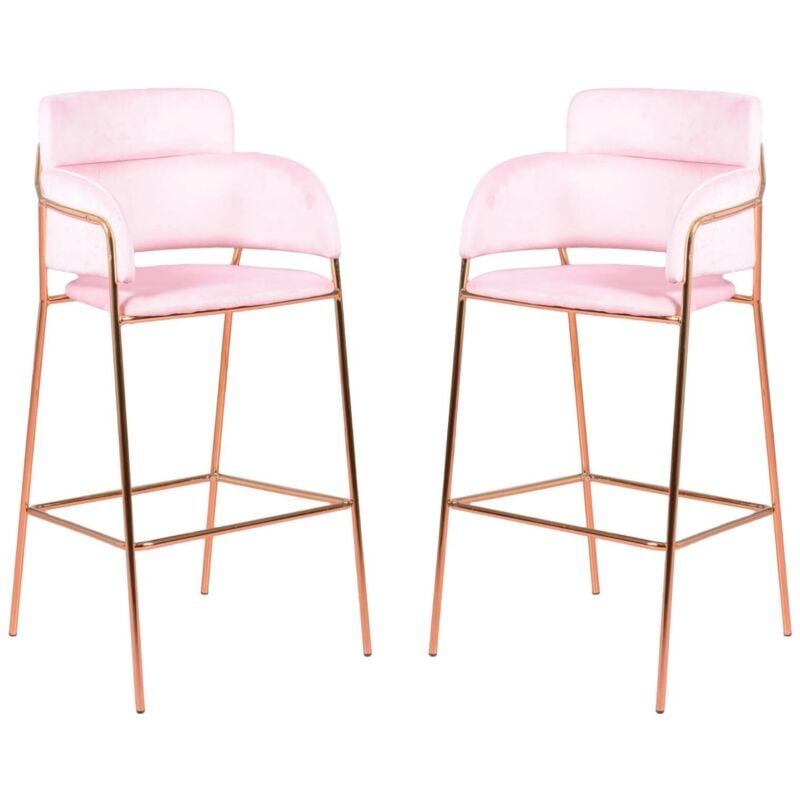 foto del prodotto confezione di 2 sgabelli cruiser rosa nest dream