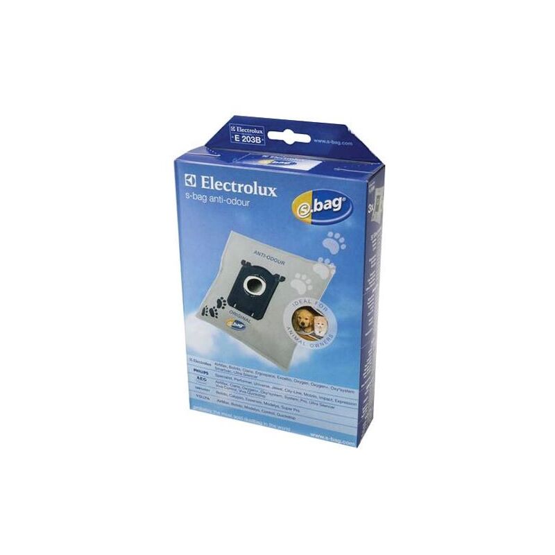 foto del prodotto confezione di 3 sacchetti anti odore aspirapolvere electrolux 473763666042006379