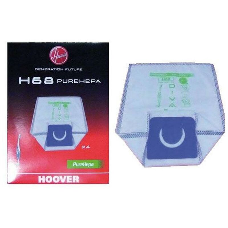 foto del prodotto confezione di 4 sacchetti aspirapolvere hoover 235027