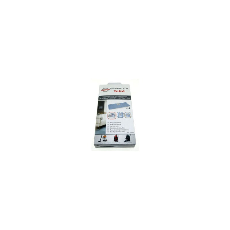 foto del prodotto confezione di 4 sacchetti aspirapolvere rowenta 62409