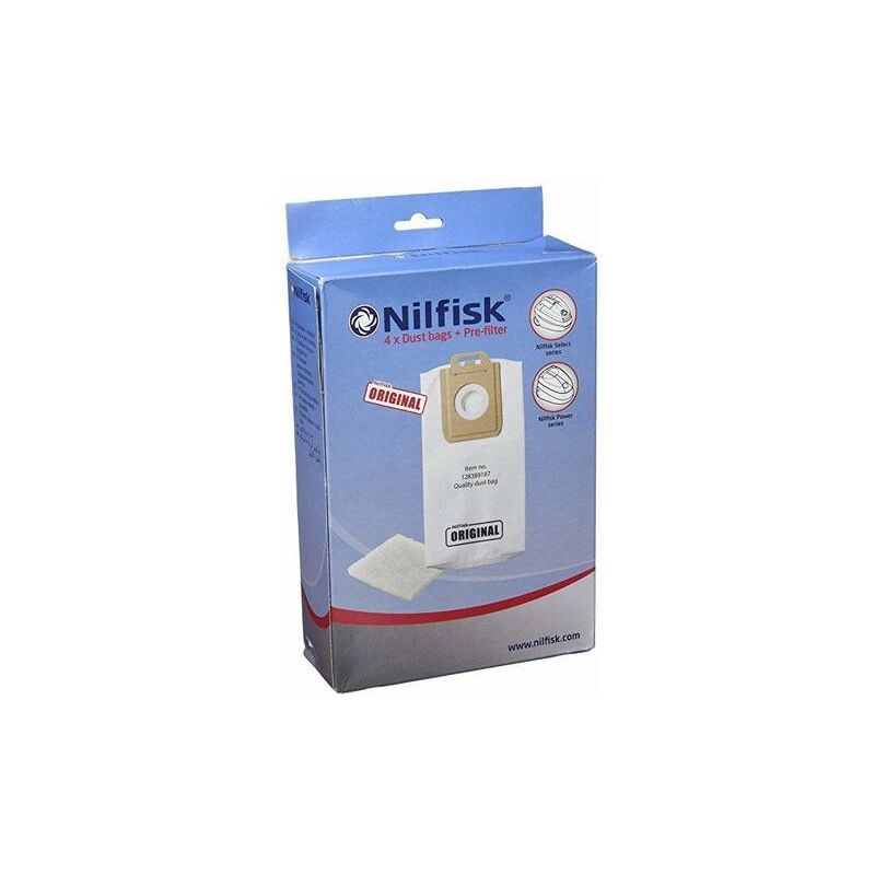 foto del prodotto confezione di 4 sacchetti igienici pre filtro aspirapolvere nilfisk 1557175715492200849