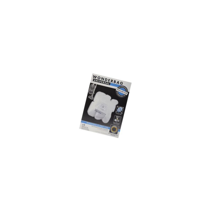 foto del prodotto confezione di 4 sacchetti in microfibra aspirapolvere rowenta 523583221613011109