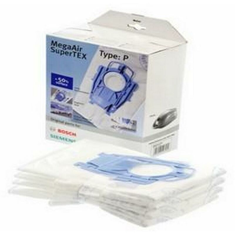 foto del prodotto confezione di 4 sacchetti tipo p 1 micro filtro originale - aspirapolvere bosch 1663853663946522691