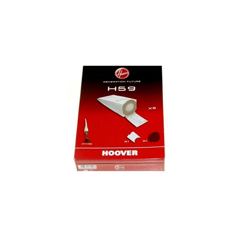 foto del prodotto confezione di 5 sacchetti 1 filtro aspirapolvere hoover 365943662734317563