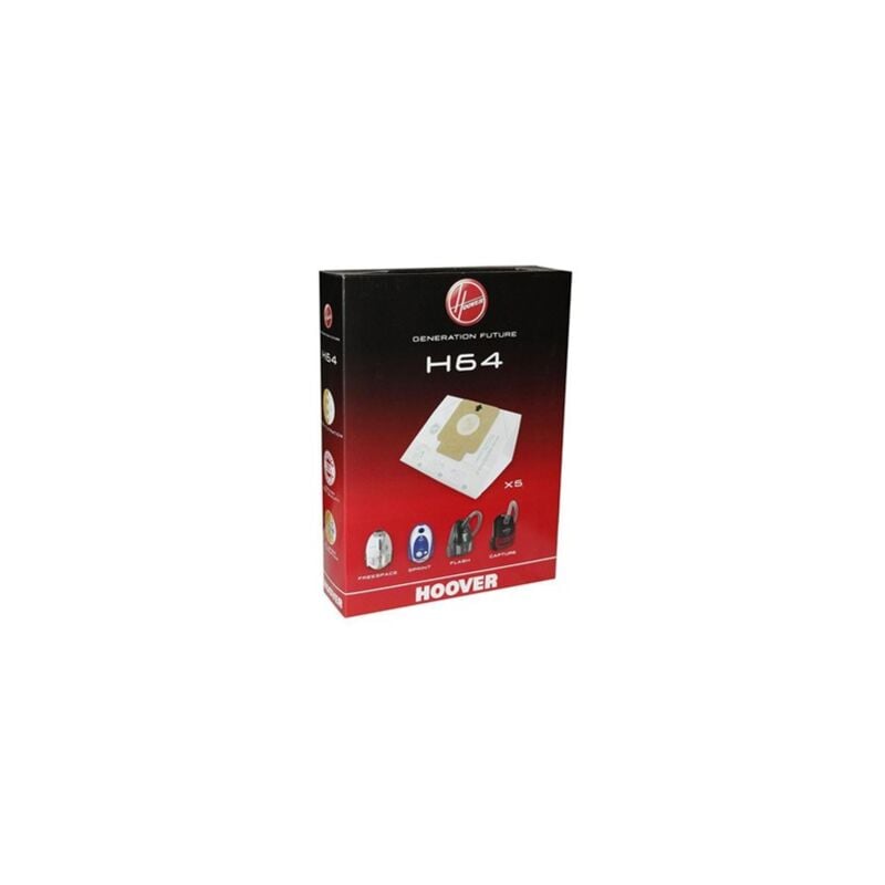 foto del prodotto confezione di 5 sacchetti aspirapolvere hoover 146020