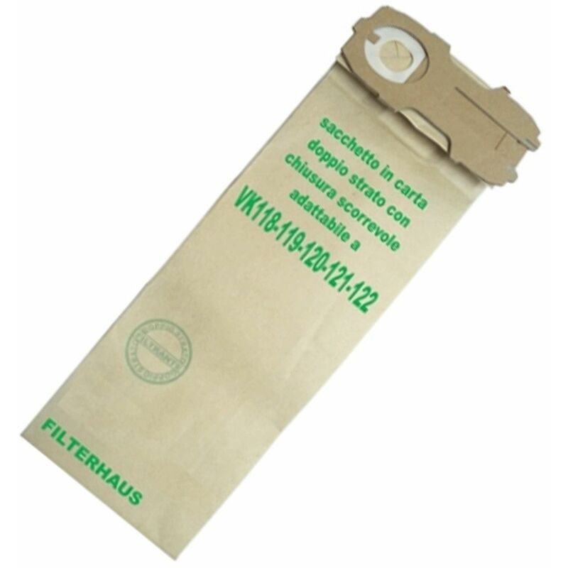 foto del prodotto confezione di 8 sacchetti compatibili aspirapolvere vorwerk 337534