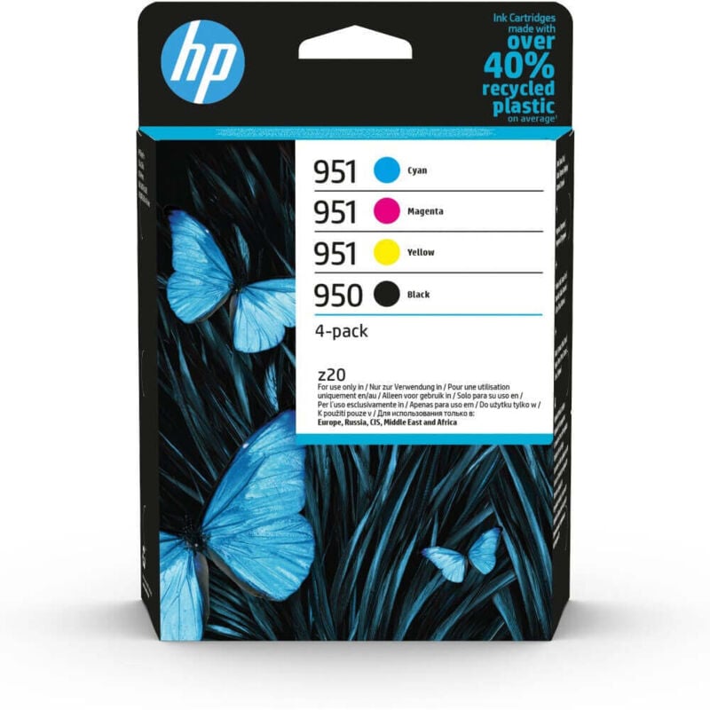 foto del prodotto confezione multipla di inchiostro hp 6zc65ae 950951 31337445 31337445 31337445 31337445 31337445 31337445 31337445 31337445 31337445 31337445