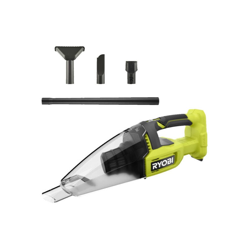 foto del prodotto confezione ryobi aspiratore portatile rhv18 0 18v oneplus 600ml senza batteria e caricabatterie kit di 4 acces