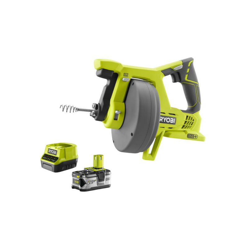 foto del prodotto confezione ryobi d boucheur 18v oneplus 1 batteria lithiumplus 4.0ah 1 caricatore rapido 2.0ah r18da 0