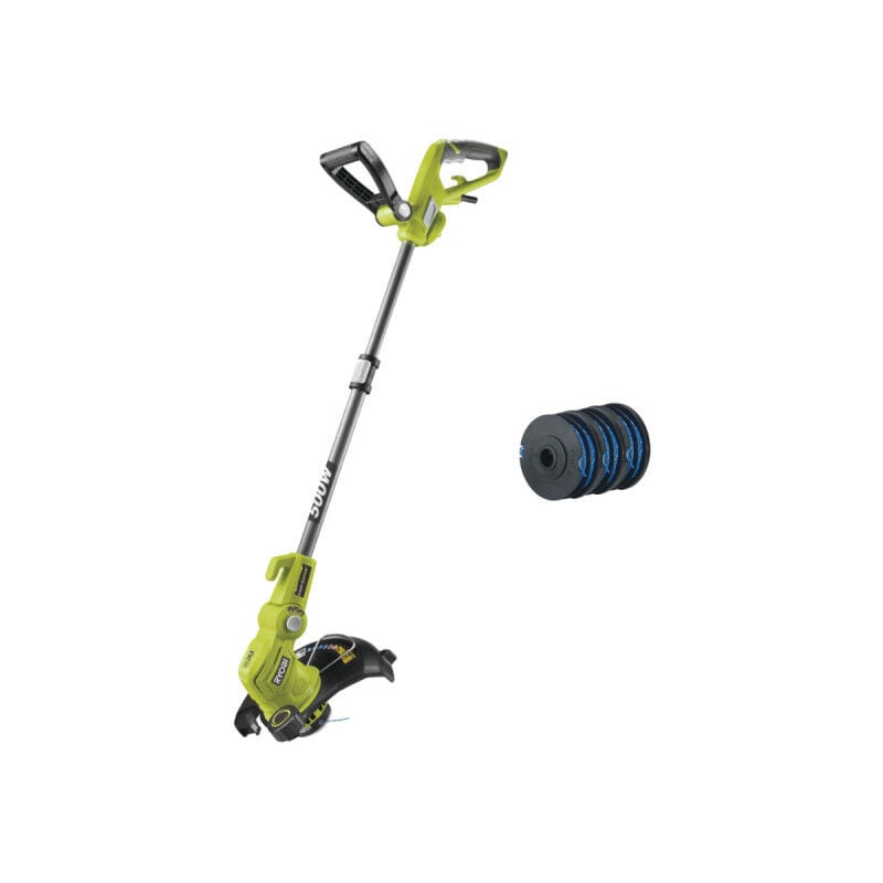 foto del prodotto confezione ryobi tagliabordo - raddrizza bordi - 500w - rlt5127 - set di 3 bobine di filo doppio