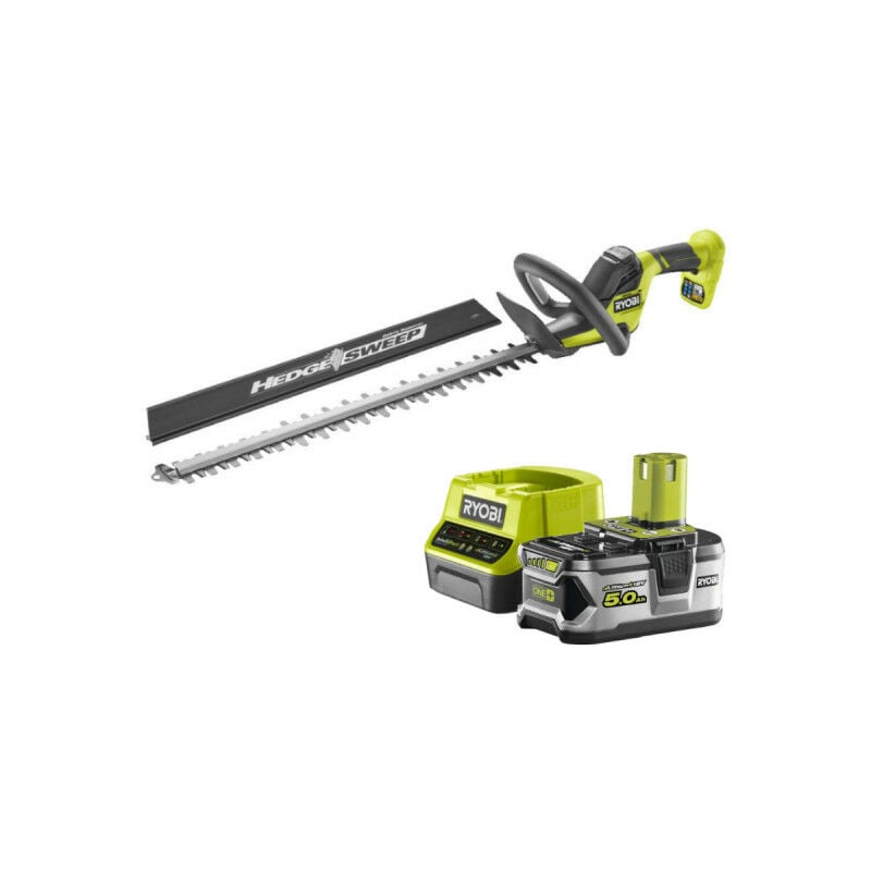 foto del prodotto confezione ryobi tagliasiepi linea 18v oneplus inea 55cm ry18ht55a 0 1 batteria 5.0ah 1 caricabatterie rapido rc1812