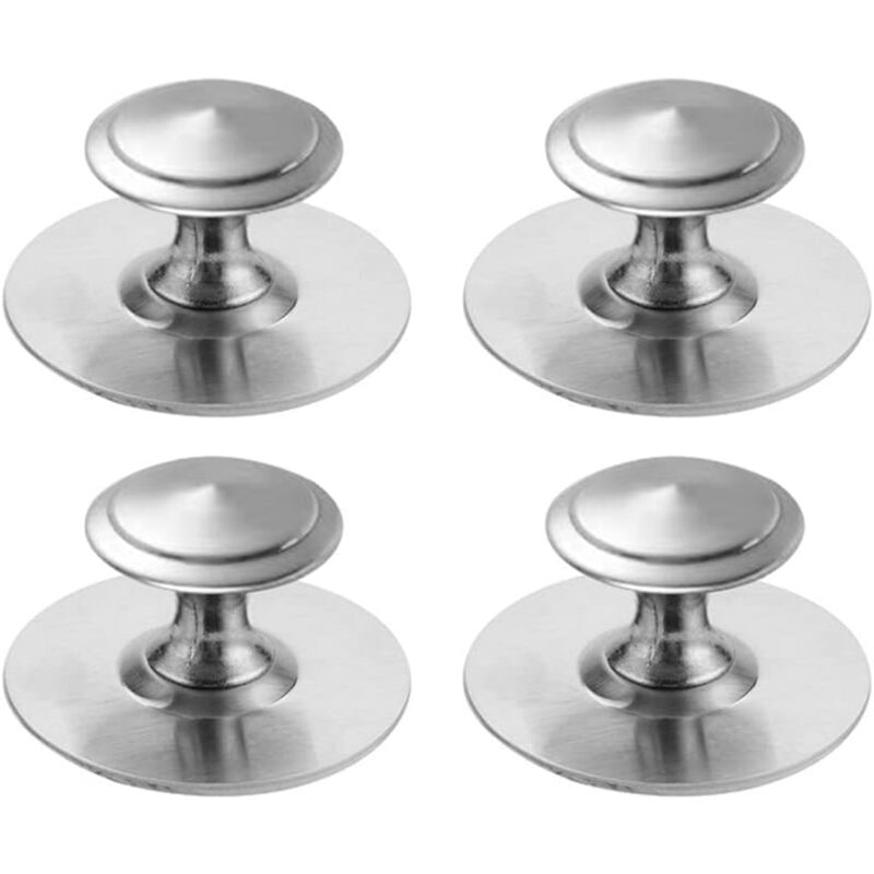 foto del prodotto confezioni di maniglie per cassetti autoadesive in acciaio inox per mobili da cucina, maniglie per cassetti di armadi, maniglie per mobili da cucina,