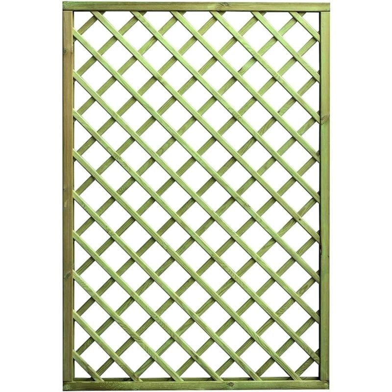 foto del prodotto confine pannello grigliato rettangolare in legno cm. 90x180 h
