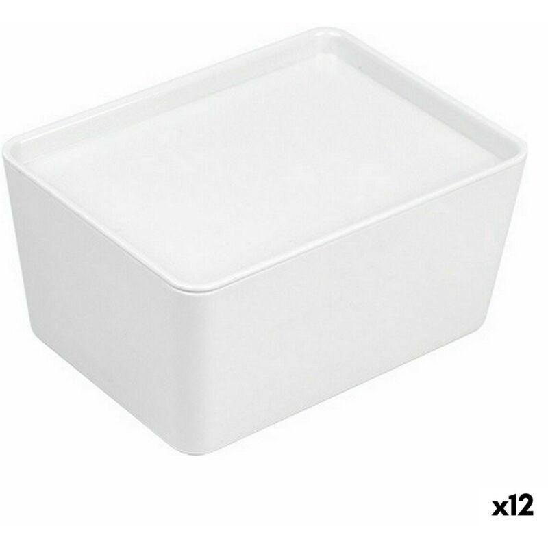 foto del prodotto confortime scatola per sistemare impilabile con coperchio 17,5 x 13 x 8,5 cm 12 unit 