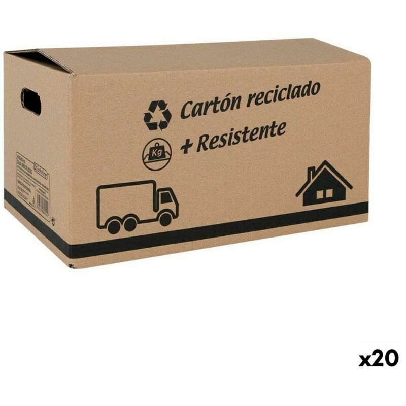 foto del prodotto confortime scatola portaoggetti con coperchio cartone 40 x 25 x 20 cm 20 unit 