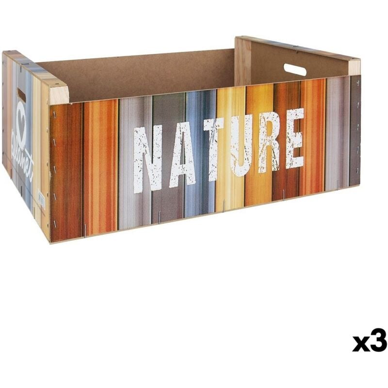 foto del prodotto confortime scatola portaoggetti nature legno multicolore 58 x 39 x 21 cm 3 unit 