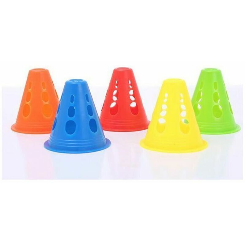 foto del prodotto coni per allenamento su strada, cono stradale per allenamento sportivo in plastica, cono stradale per allenamento sportivo da slalom, allenamento di
