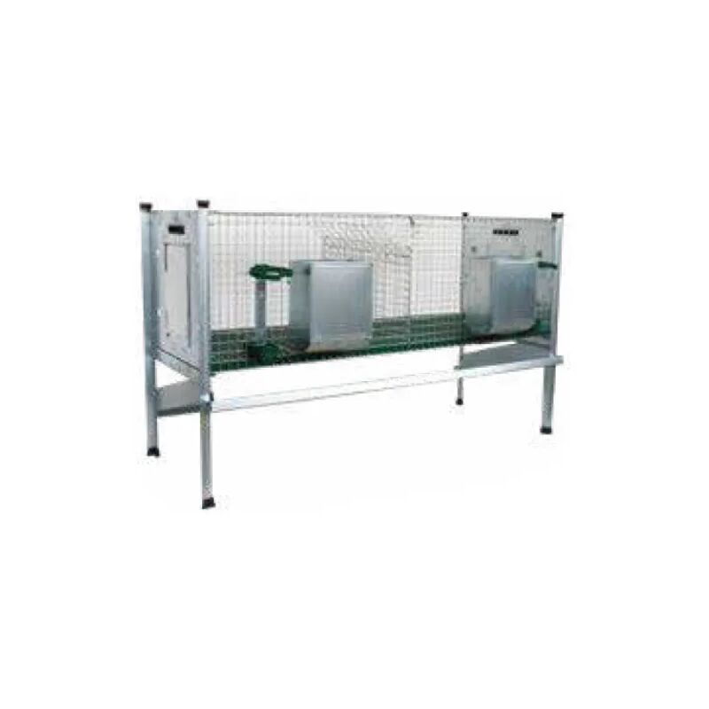 foto del prodotto conigliera dura 200111 ropet due scomparti ingrasso 28x51x42 80cm sovrapponibile
