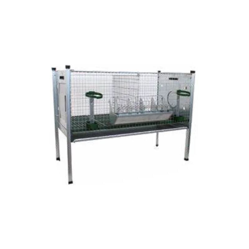 foto del prodotto conigliera eko 200006 ropet 2 scomparti ingrasso cm 102x51x42 80 sovrapponibile