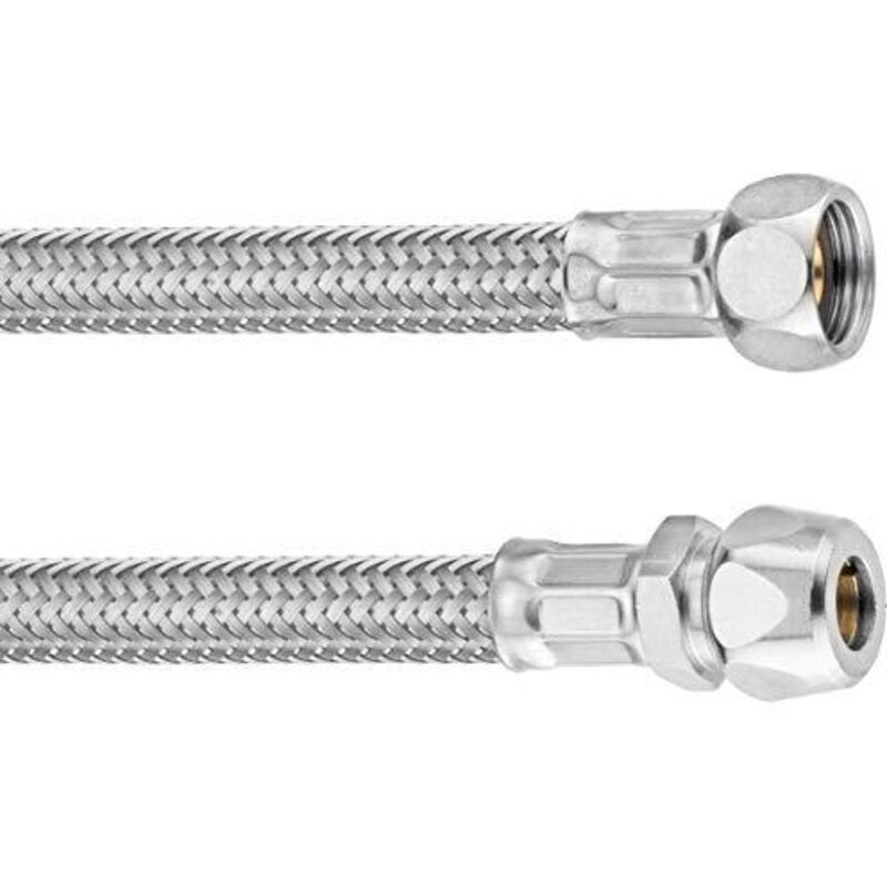 foto del prodotto conmetall - cornat t3173361270 tubo di collegamento, 10 mm, guarnizione compressa x 3 8'' filettatura femmina x 1500 mm, multicolore