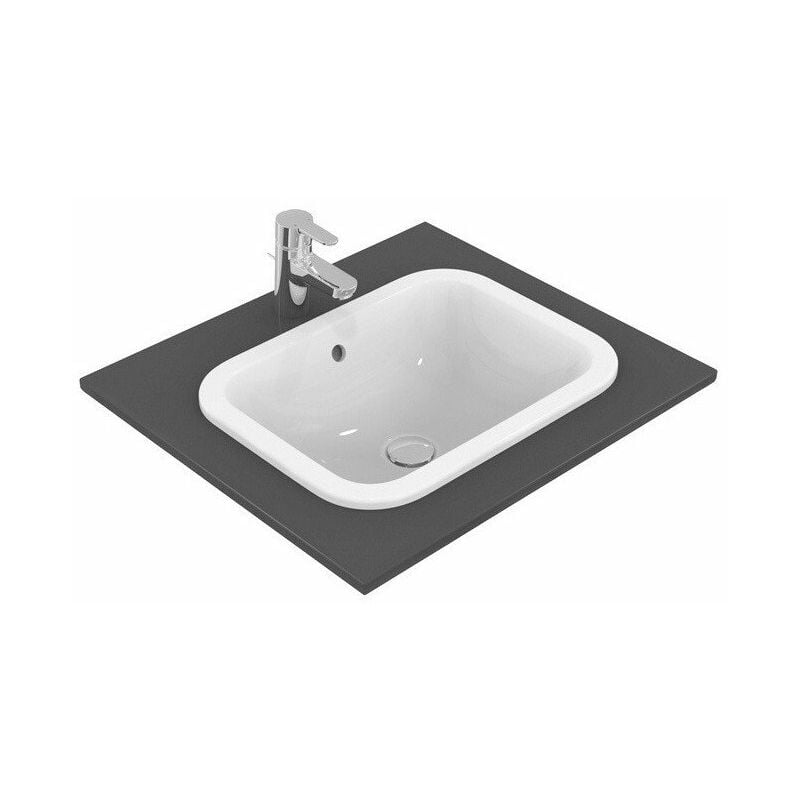 foto del prodotto connect lavabo incasso rettangolare 420x350x175mm bianco