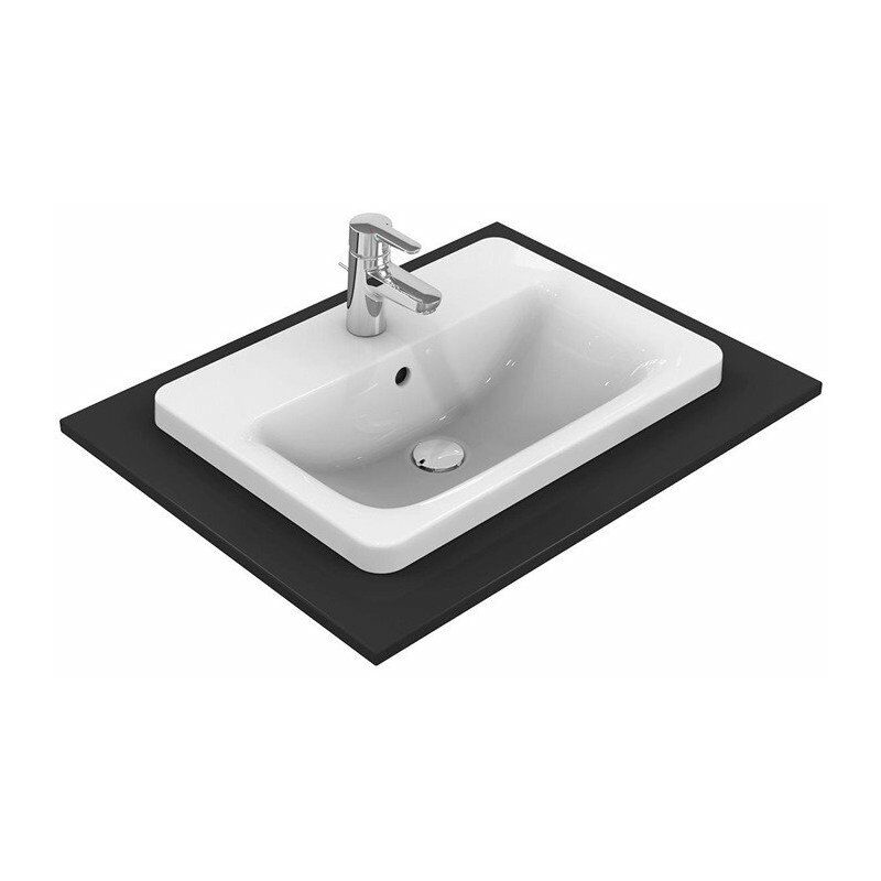 foto del prodotto connect lavabo incasso rettangolare 580x430x175mm bianco