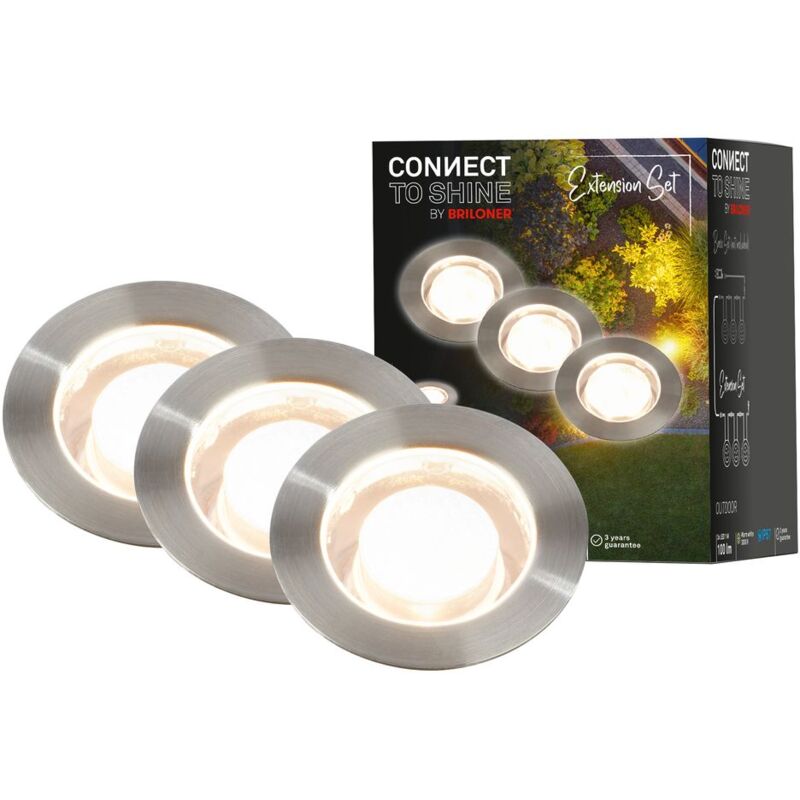 foto del prodotto connect to shine set di espansione tilia con 3 faretti da incasso a led, ip67