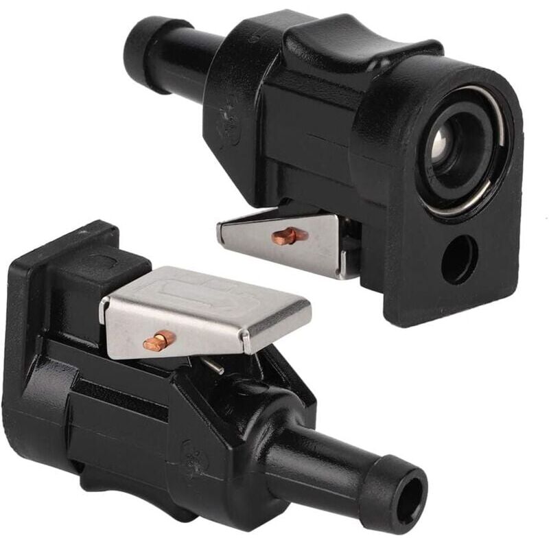 foto del prodotto connecteur de conduite de carburant hors bord, 1 paire de connecteur de conduite de tuyau d essence barb femelle pour moteur 8mm hors bord