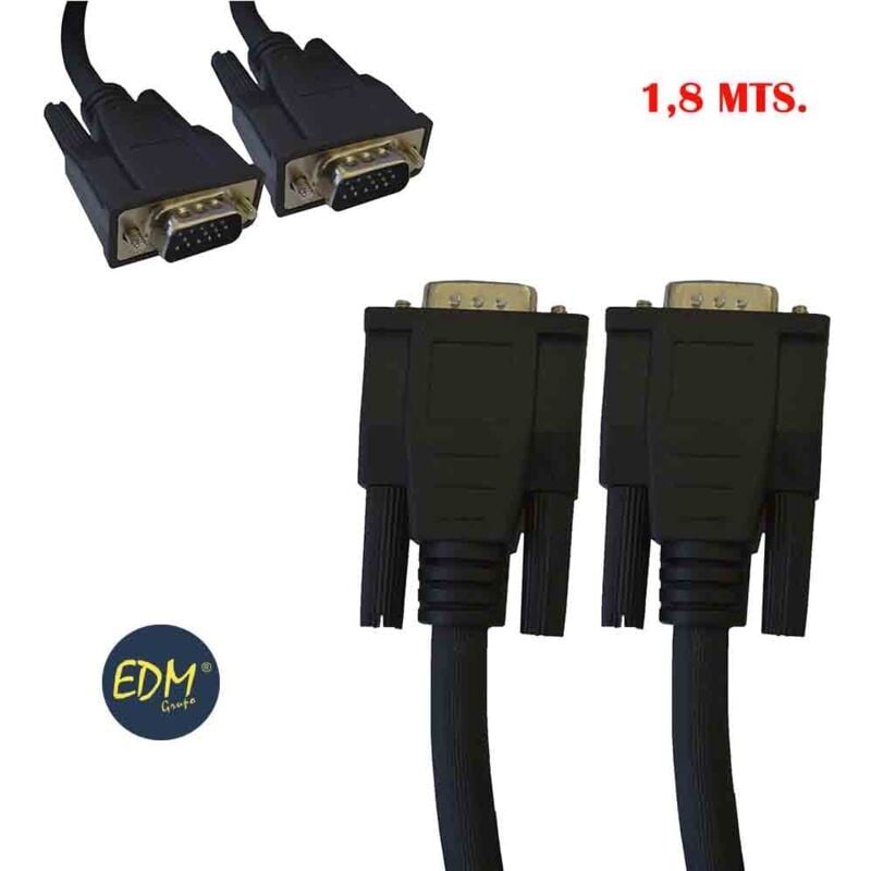 foto del prodotto connessione super vga maschio-maschio 1,8 m