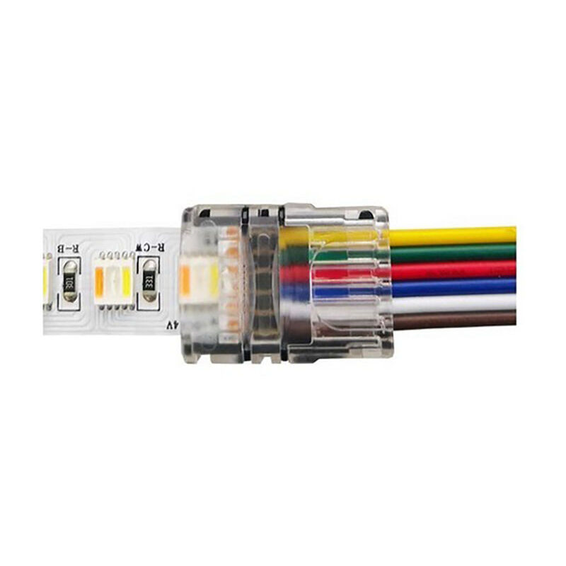 foto del prodotto connettore 12mm rgb cct led nastro a filo 1