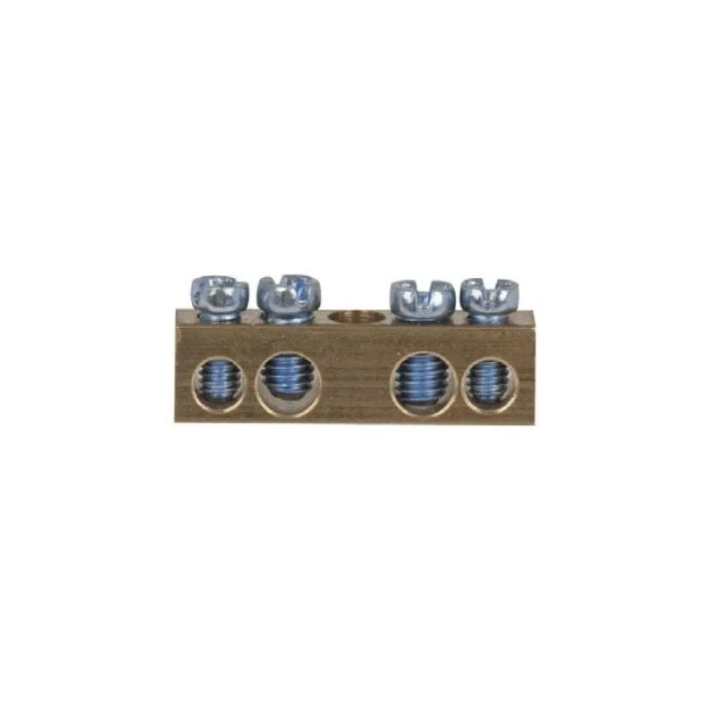 foto del prodotto connettore 4 fori terra e neutro nudo 2x10 mm 2x16 mm faeg